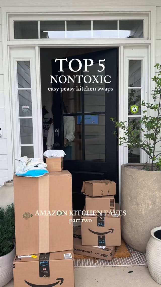 Instagram post by @becominghomebody for BruMate. Caption reads: Top 👋🏻 NONTOX Kitchen Faves - Part Two!

Drop....