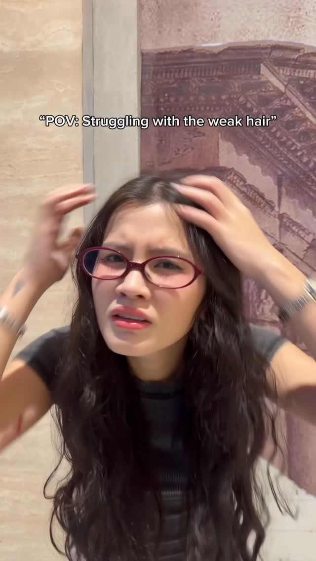 Instagram post by @acericalde_ for Sunsilk. Caption reads: From thin to #GandangSunsilk thanks to @sunsilkph....