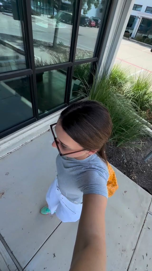 Instagram post by @nicolemwinter_ for Poppi. Caption reads: Slept past my alarm and opted for a walk instead....