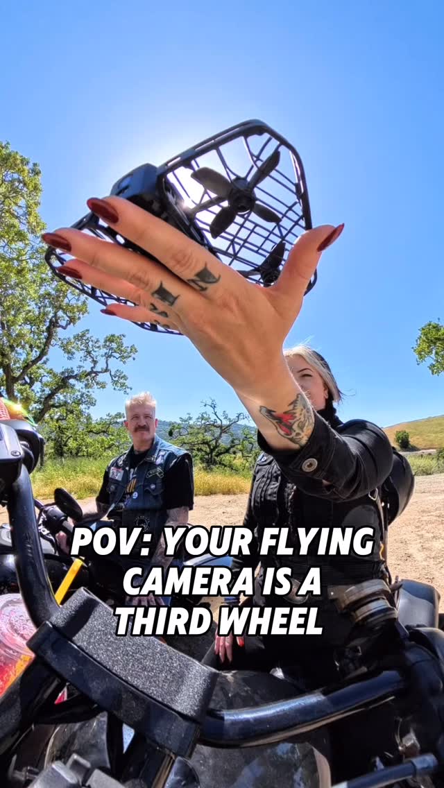 Instagram post by @vanessa.the.valkyrie for ROKFORM. Caption reads: It’s like having a flying bestie to catch all of....