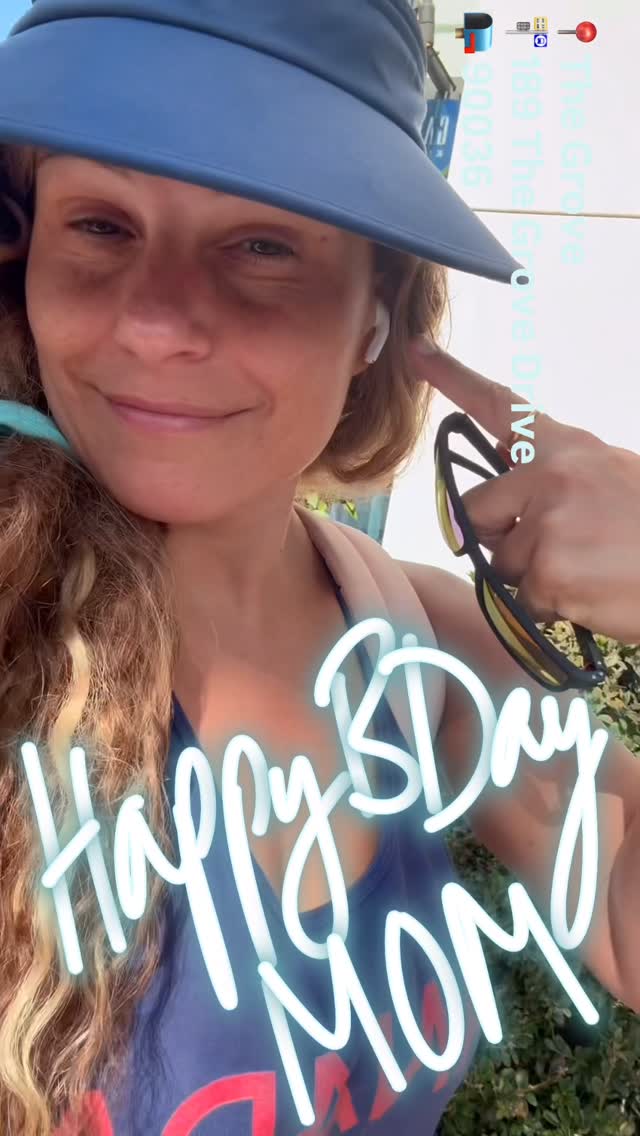 Instagram post by @canucky_nat for Solbari. Caption reads: #HAPPY 🌊 #HEAVENLY 🌊 #BIRTHDAY 7️⃣7️⃣
#MOM....