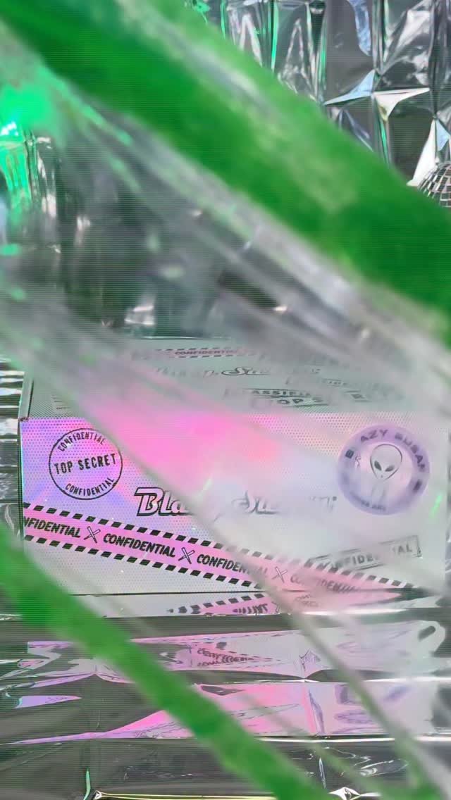 Instagram post by @red_eye_skye for Blazy Susan. Caption reads: [...] Green: Highly Classified Box by @blazysusan....