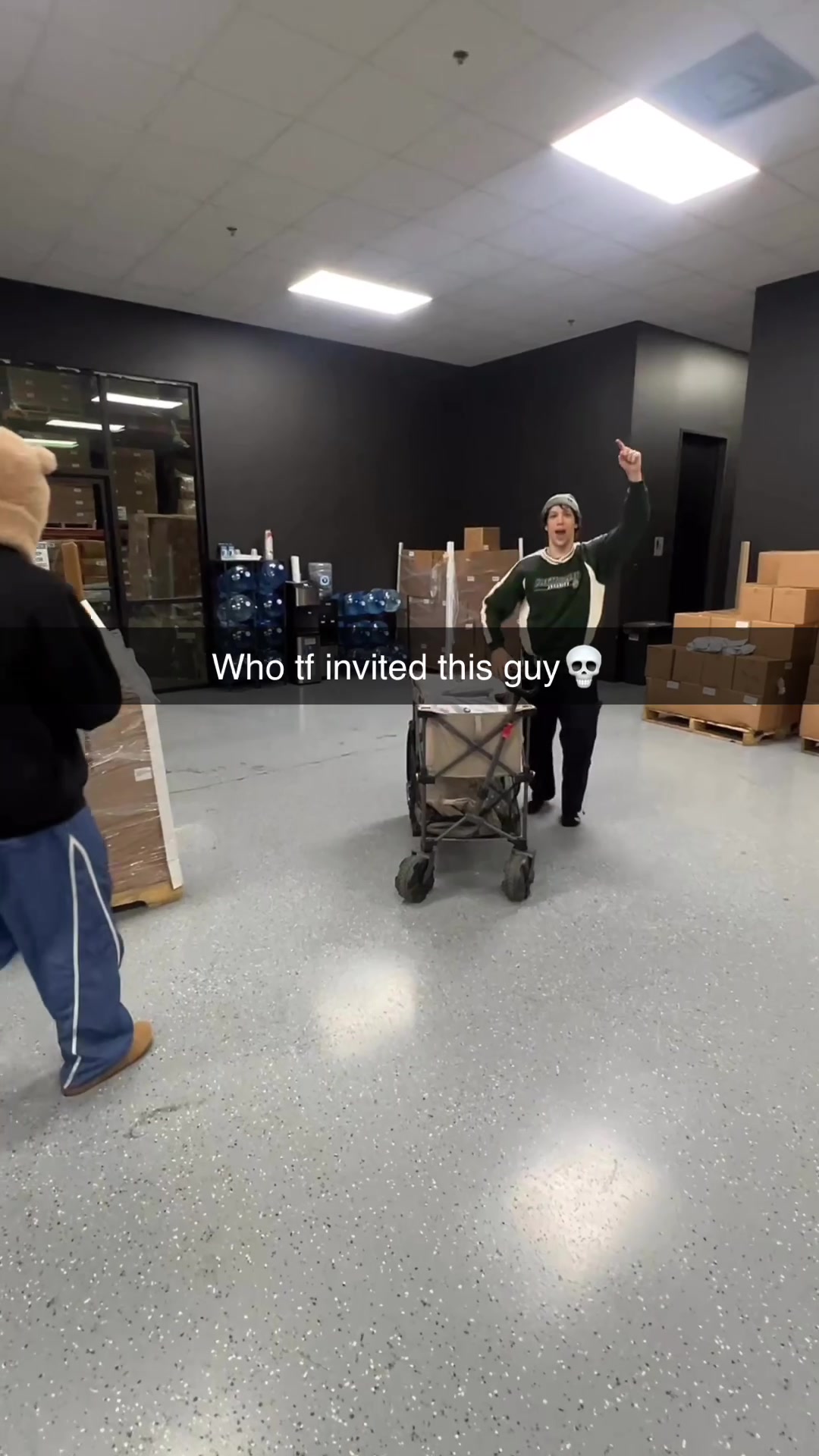 TikTok post by @iron_unc for Ekkovision. Caption reads: [...] on February 5th using code ironunc😭....