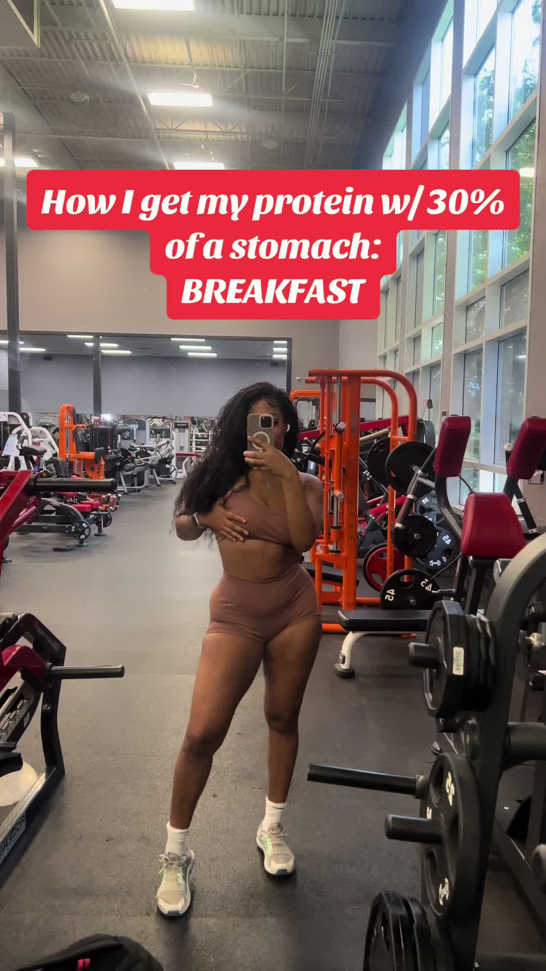 TikTok post by @kinzabensouda_ for Bari Life. Caption reads: [...] morning post gastric sleeve 🤟🏾 ft @Bari....