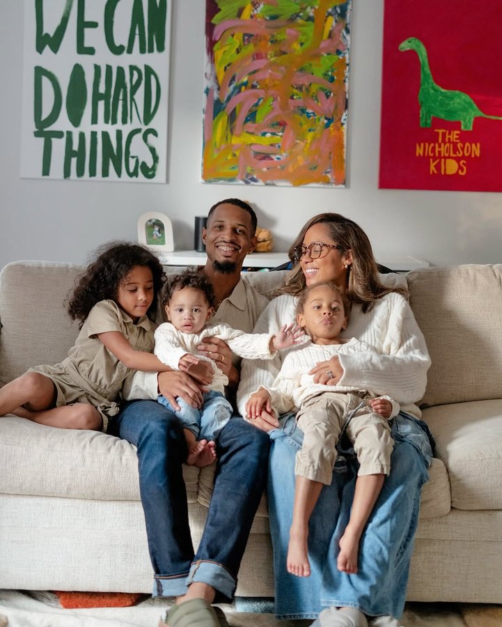 Instagram post by @jordynn.nicholson for HealthCare.gov. Caption reads: #ad With three kids, life is full of surprises....