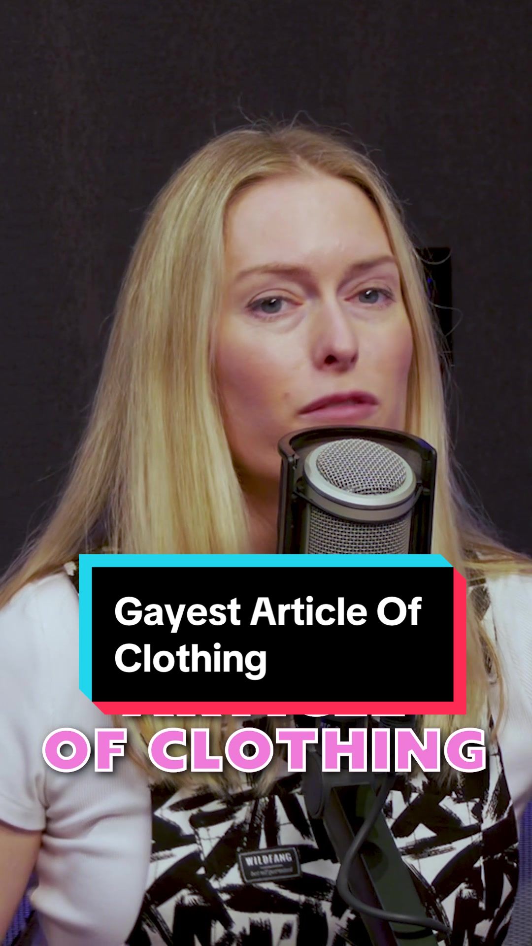 TikTok post by @twodykesandamic for WILDFANG. Caption reads: Aside from literally everything @wearewildfang ,....