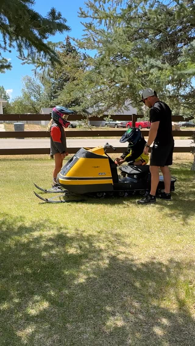 Instagram post by @steve_martin12 for Ski-Doo. Caption reads: Because the best way to end summer… is by starting....