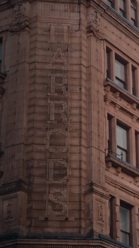 Instagram post by @stanleybaby for Harrods. Caption reads: @harrods Where Heritage meets Haute!  Get ready....