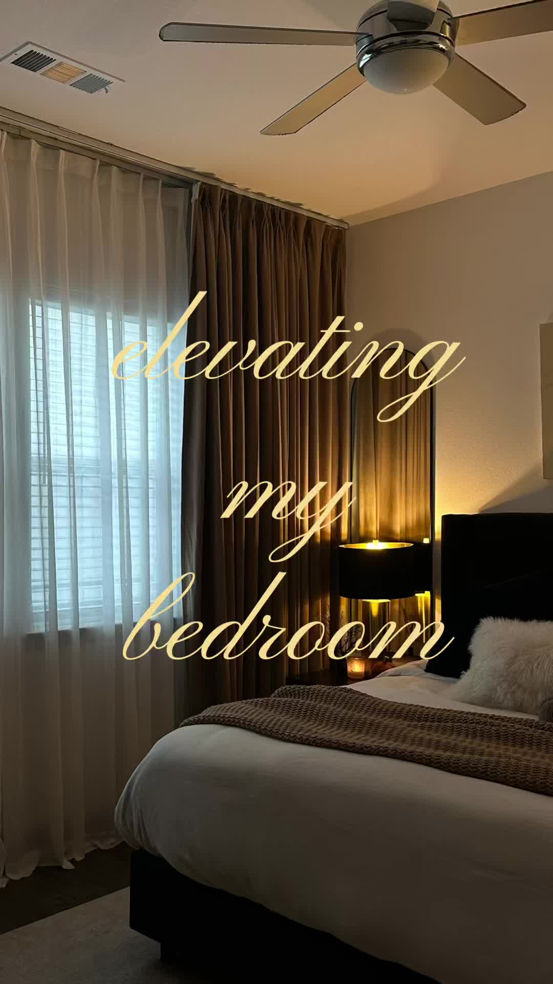 TikTok post by @jasminegude for Twopagescurtains. Caption reads: Curtains will always make a room feel luxurious....