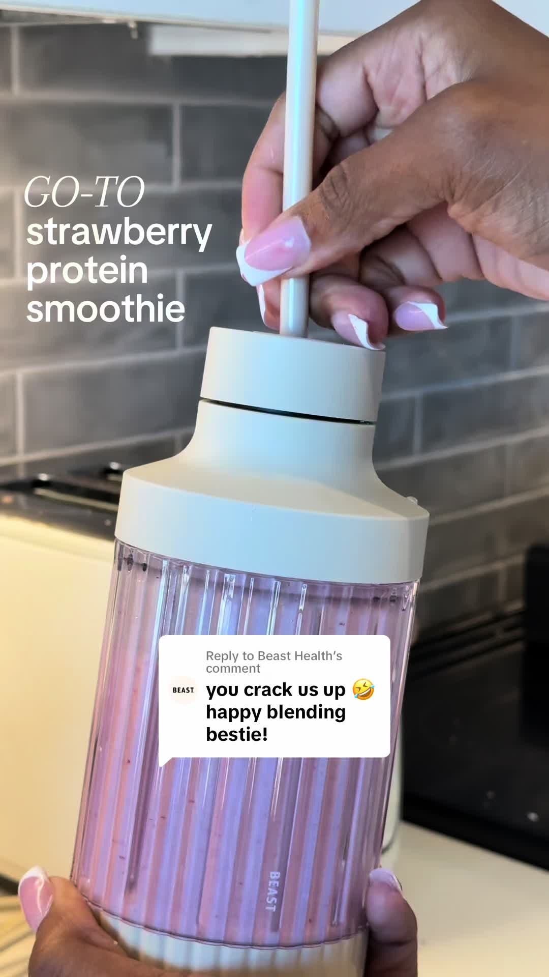 TikTok post by @chideraslife for Beast Health. Caption reads: Replying to @Beast Health This is for sure my new....