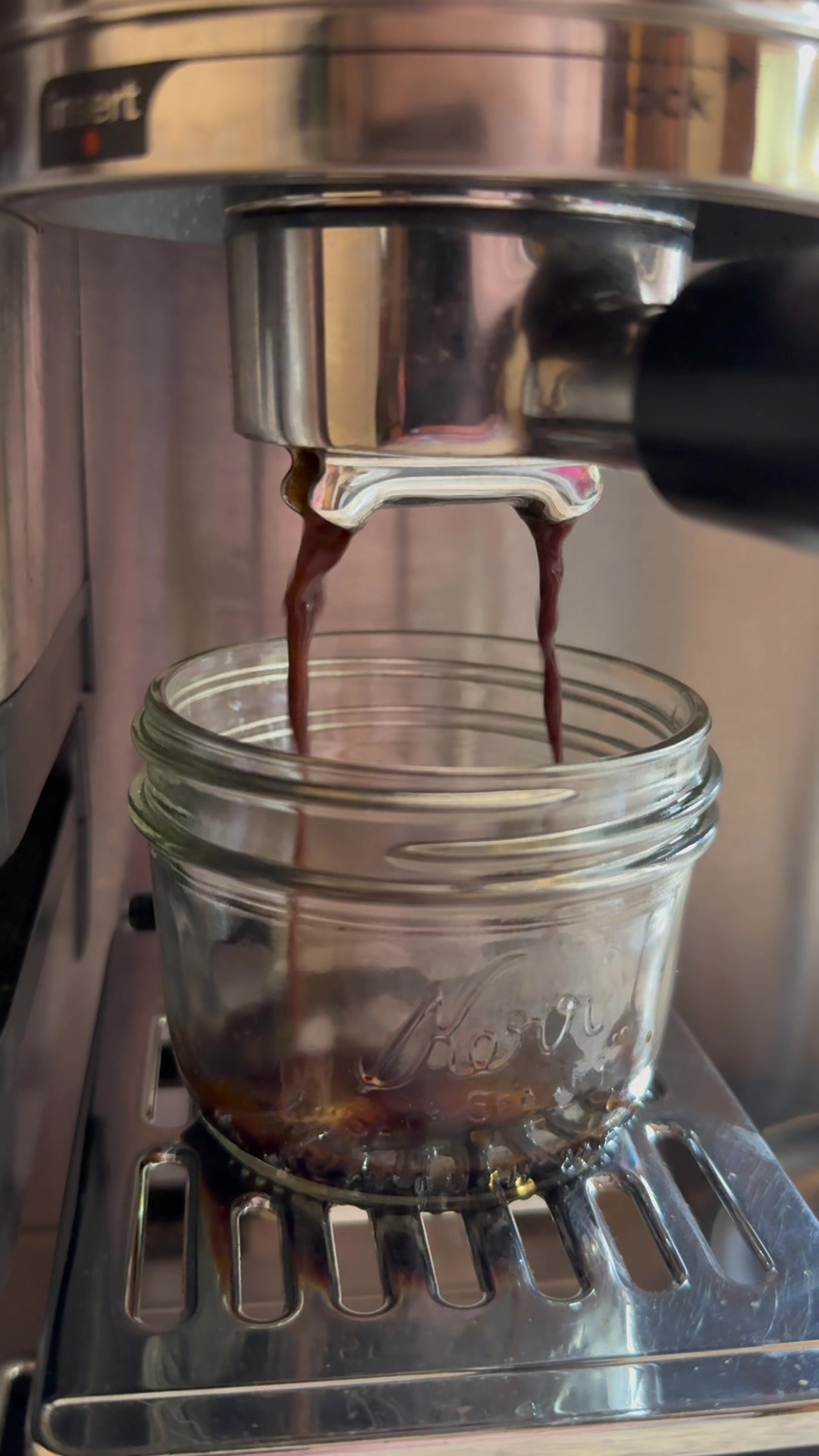 TikTok post by @jessikamarkwood for Skinny Mixes. Caption reads: [...] #roadto10k #coffee @Torani @Skinny Mixes MX....