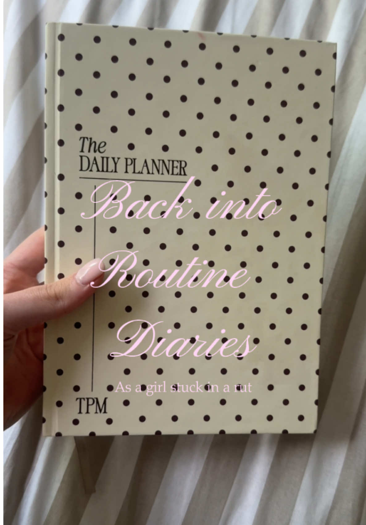 TikTok post by @caitlynfriendx for The Productivity Method. Caption reads: @theproductivitymethod sorting me out!!! 🫧✨💕📔.