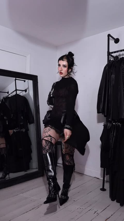 Instagram post by @mimi_almighty for Thistle and Spire. Caption reads: underwear as outerwear with @thistleandspire ❤️‍🔥....