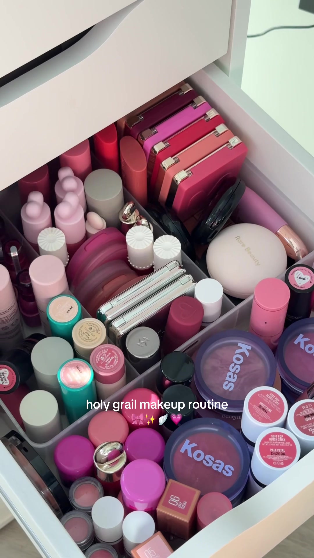 TikTok post by @kayla.ryann for Haus Labs. Caption reads: [...] products I repurchase from Sephora 💗 @Haus....