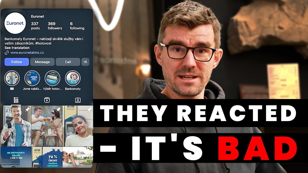 YouTube post by @HONESTGUIDE for Saily. Caption reads: ATM company reacted to our videos (worse than you....