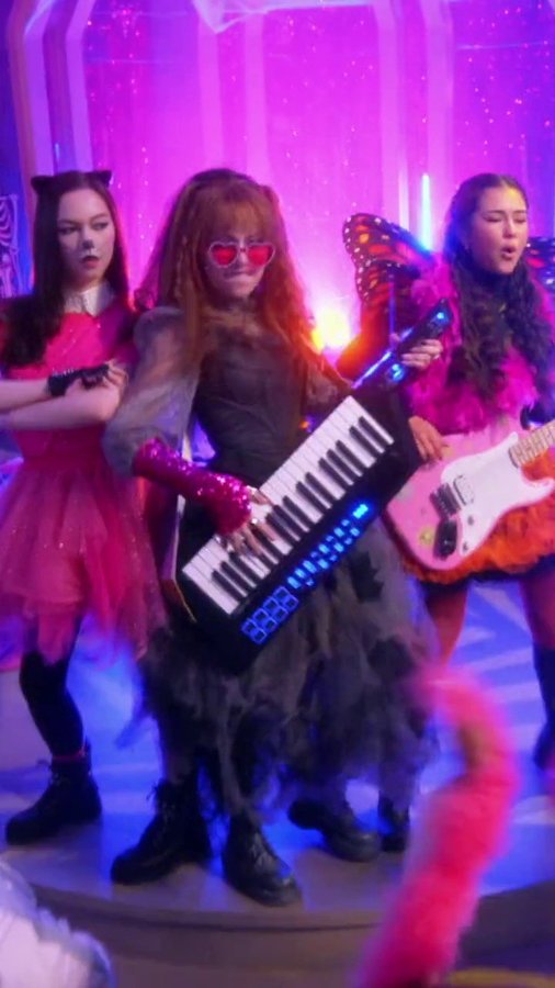 Instagram post by @disneymusic for Disney Channel. Caption reads: you've heard of Electric Bloom but have you heard....