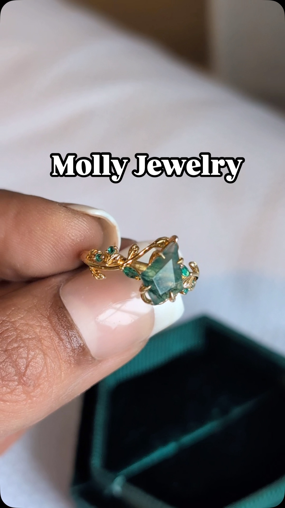 Instagram post by @danteesinferno for Mollyjewelryus. Caption reads: [...] BELOW FOR THE LINK to purchase....