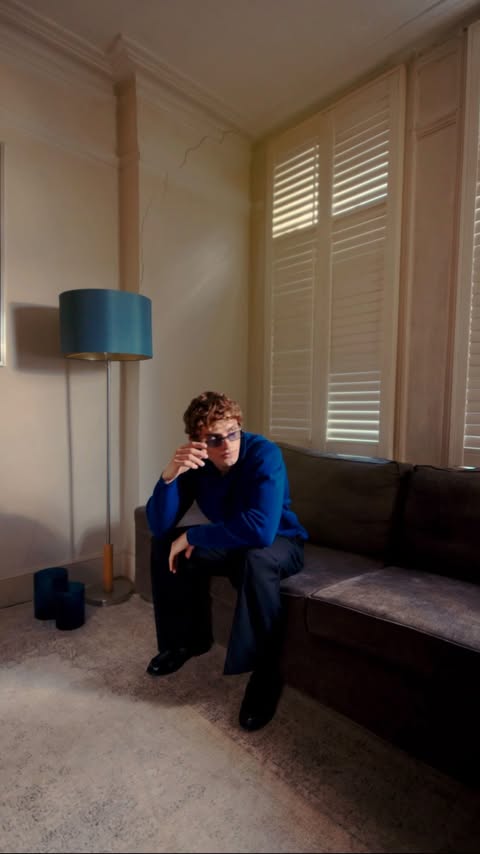 Instagram post by @lukeweston for ASOS. Caption reads: Kicked back and comfortable in @asos #asos #ad.