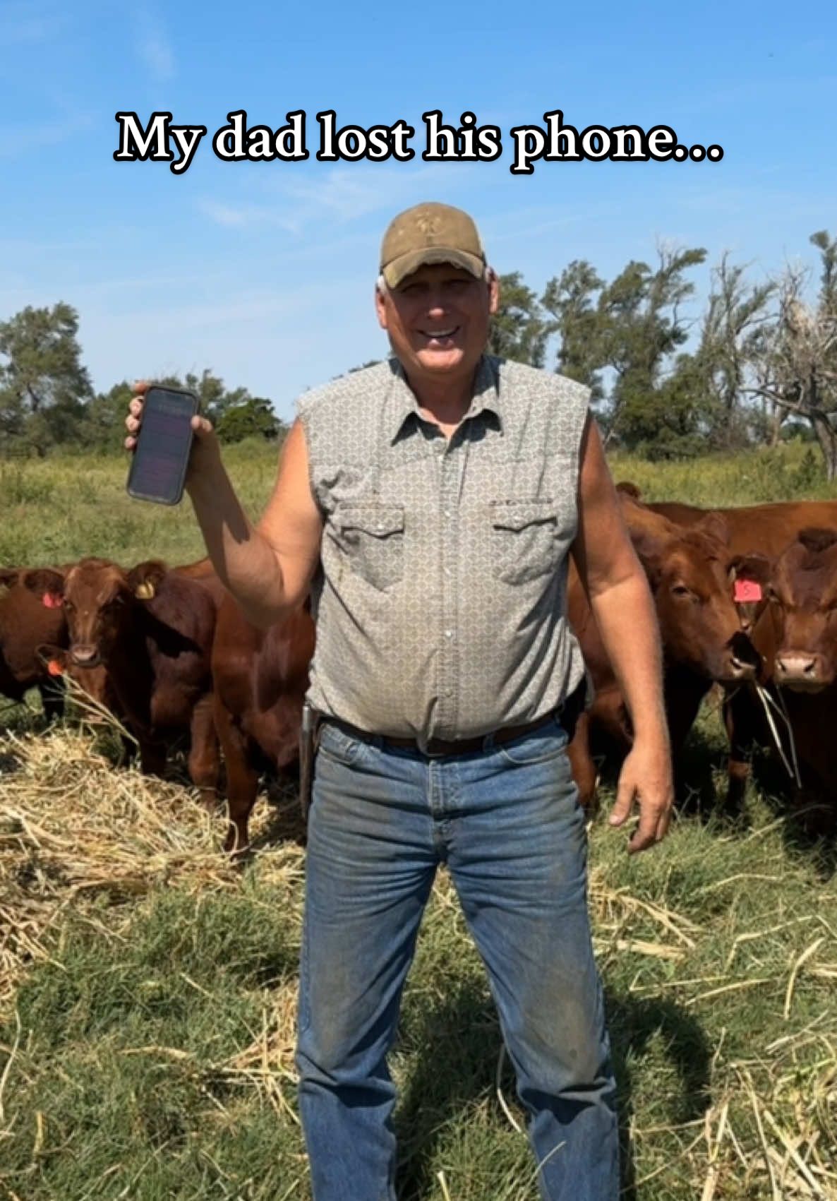 TikTok post by @allieschweizer for OtterBox. Caption reads: He got this new phone less than 24hrs before this…....