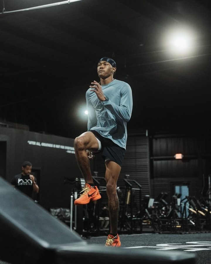 Instagram post by @devontasmith for Pennie. Caption reads: As a pro athlete, I know life doesn’t always go as....