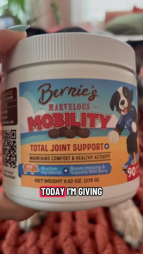 Instagram post by @ottieandcrew for Bernie's Best. Caption reads: @bernies.best sends us the best products to review....