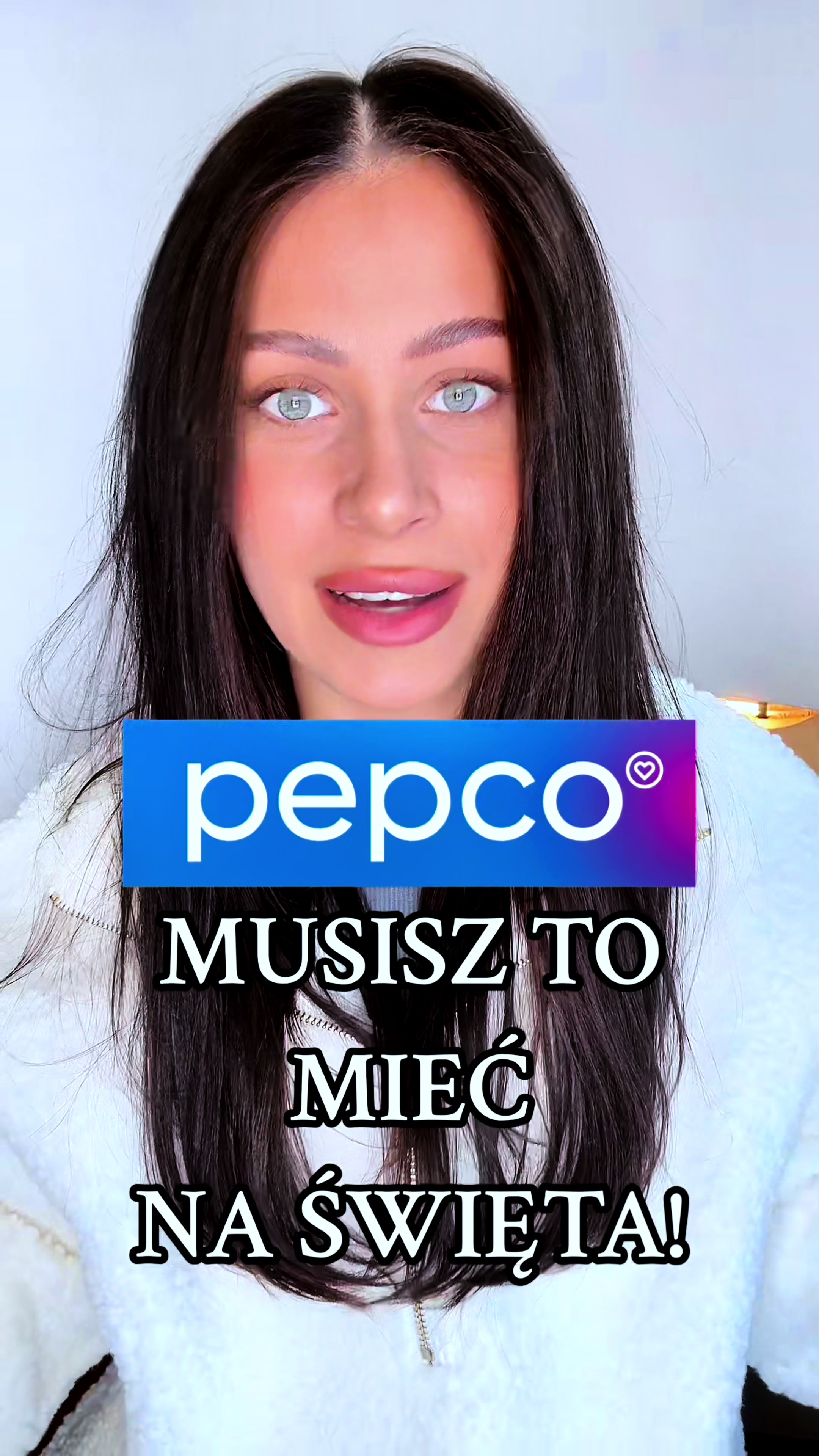 TikTok post by @paullaaak for Pepco. Caption reads: Moim zdaniem @Pepco - official account 🔝 #pepco....