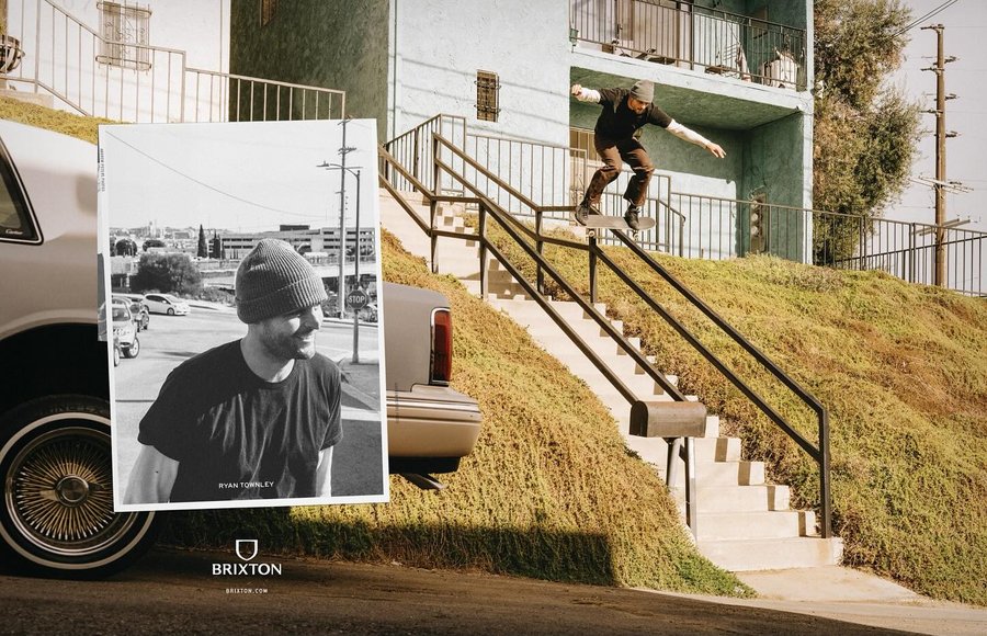 Instagram post by @ryantownley for Brixton. Caption reads: Wanted this one for years. @brixton ad in this....