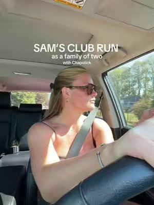 TikTok post by @averybsweatt for ChapStick. Caption reads: [...] @Sam’s Club restock! make sure to grab....