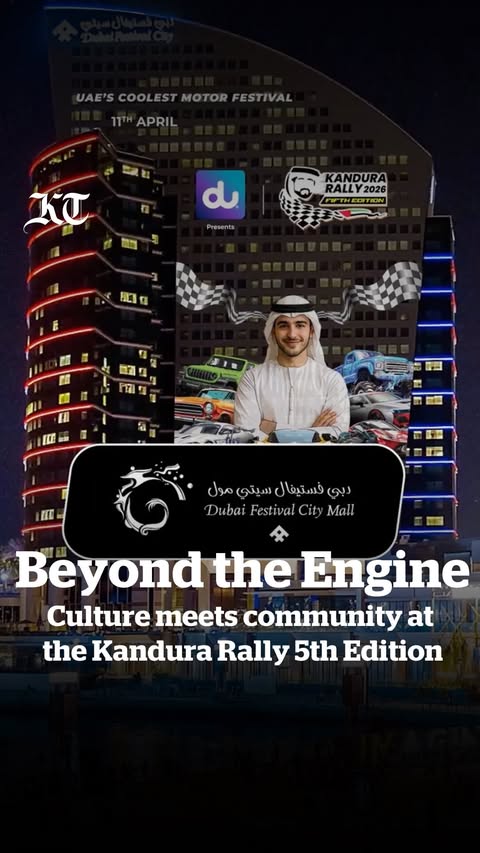 Instagram post by @businessbay.io_official for Khaleej Times. Caption reads: [...] #OrbitEvents #DubaiEvents #KhaleejTimes....