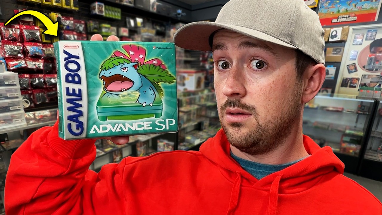 YouTube post by @ChaseAfterTheRightPrice for Whatnot. Caption reads: I Bought ANOTHER one of the Rarest GameBoys Ever....