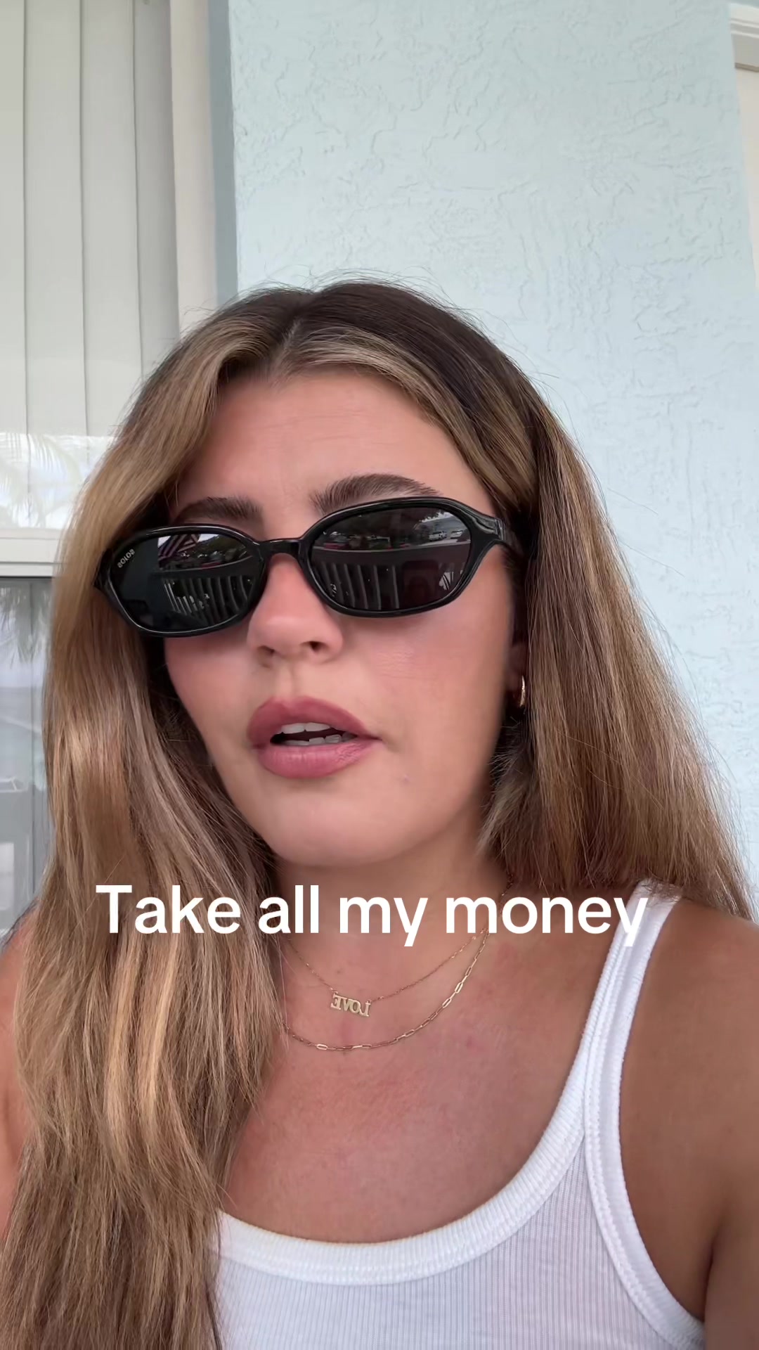 TikTok post by @cammie_core for SOJOS VISION. Caption reads: @SOJOS can just take all my money at this point.....