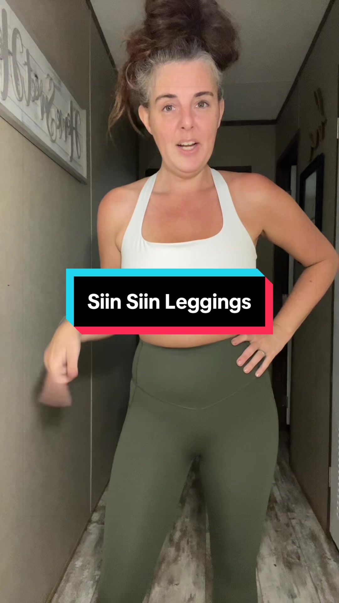 TikTok post by @mshorsepower for SIINSIIN.US. Caption reads: @SIINSIIN.US #leggings #loungewear #gymaesthetic....