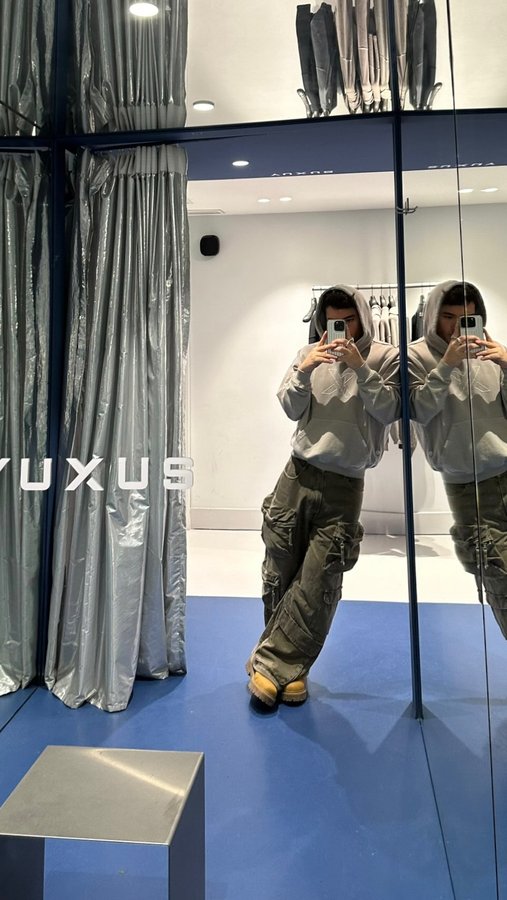 Instagram post by @renatodelcarpio for YUXUS. Caption reads: Join me to discover the new @Yuxus collection,....