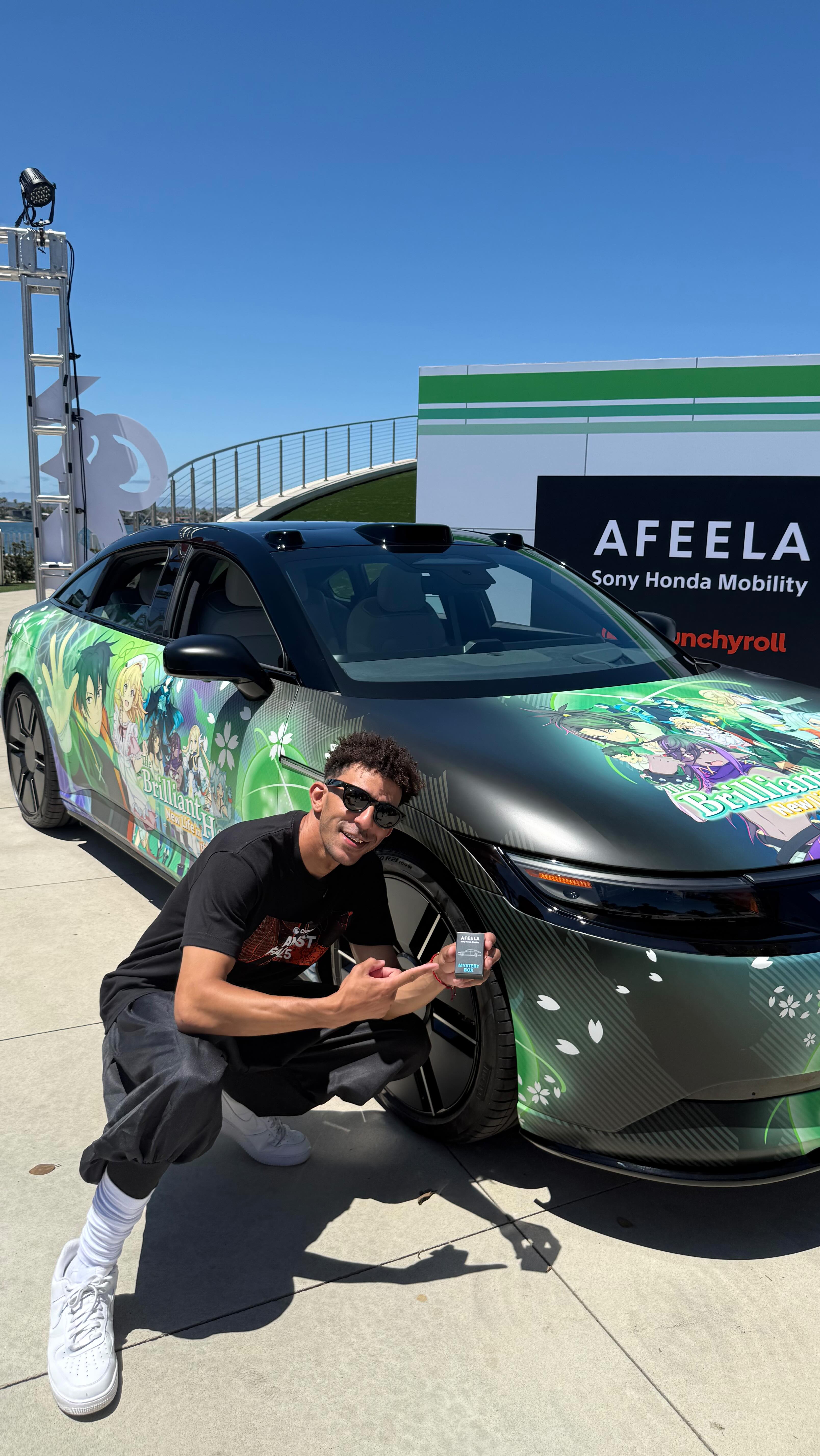 Instagram post by @khleothomas for Sony. Caption reads: When your car isn’t just a car… it’s a....