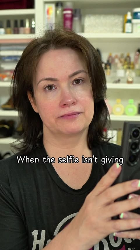 Instagram post by @beautybeyond.glow for Billion Dollar Beauty. Caption reads: The selfie was not giving, so I had to fix the....