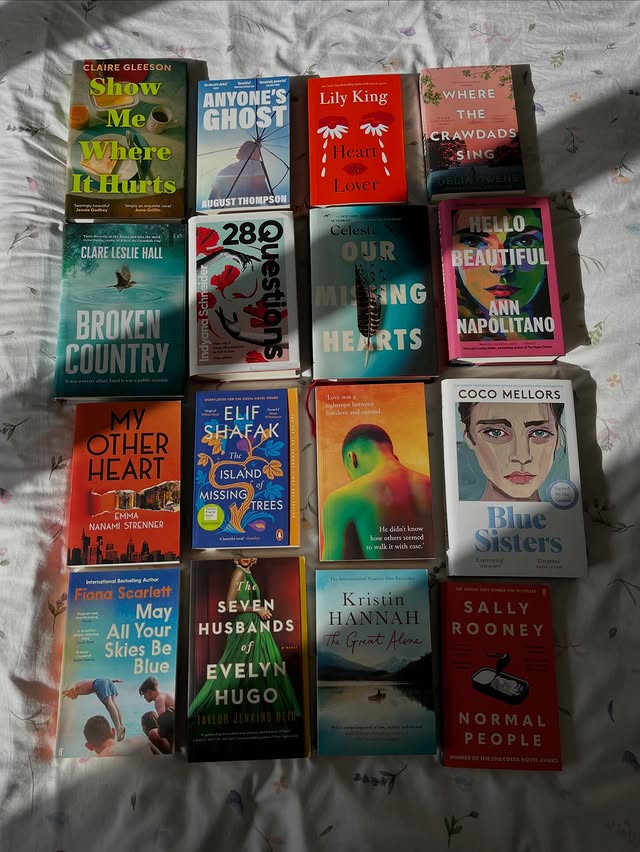 Instagram post by @lucy.reads.lots for HarperCollinsUK. Caption reads: Emotional books 🤧 These are some of my favourite....