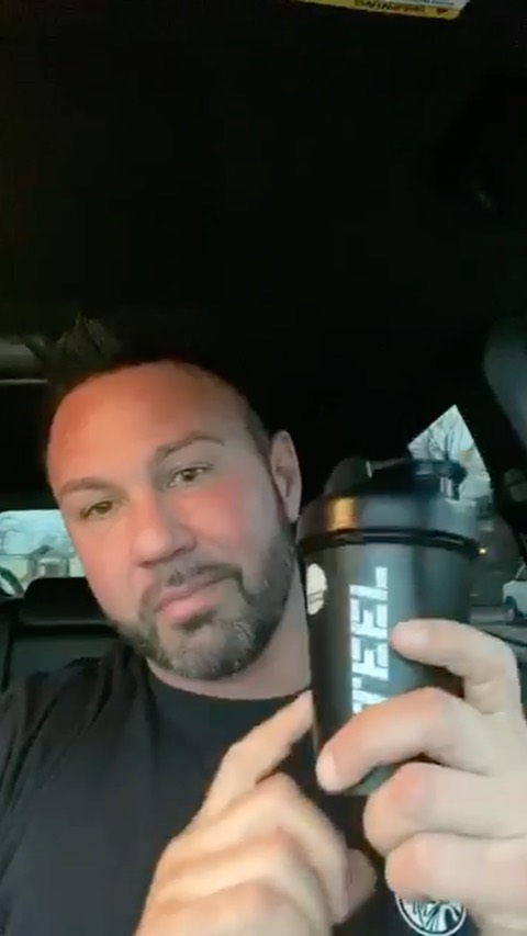 Instagram post by @rogermathewsnj for Steel Supplements. Caption reads: [...] on the Journey with the help of....