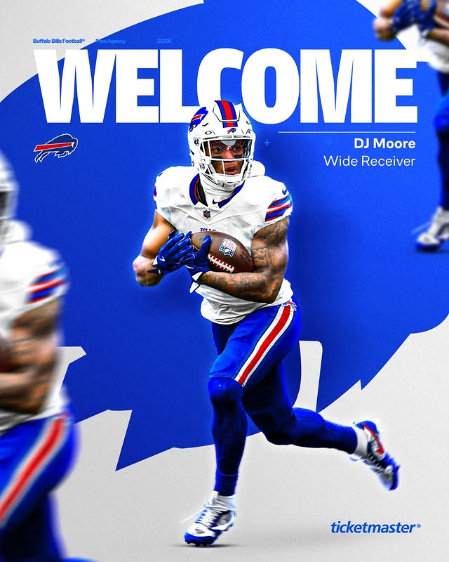 Instagram post by @idjmoore for Ticketmaster. Caption reads: Welcome to Buffalo! 😄 @ticketmaster | @idjmoore.