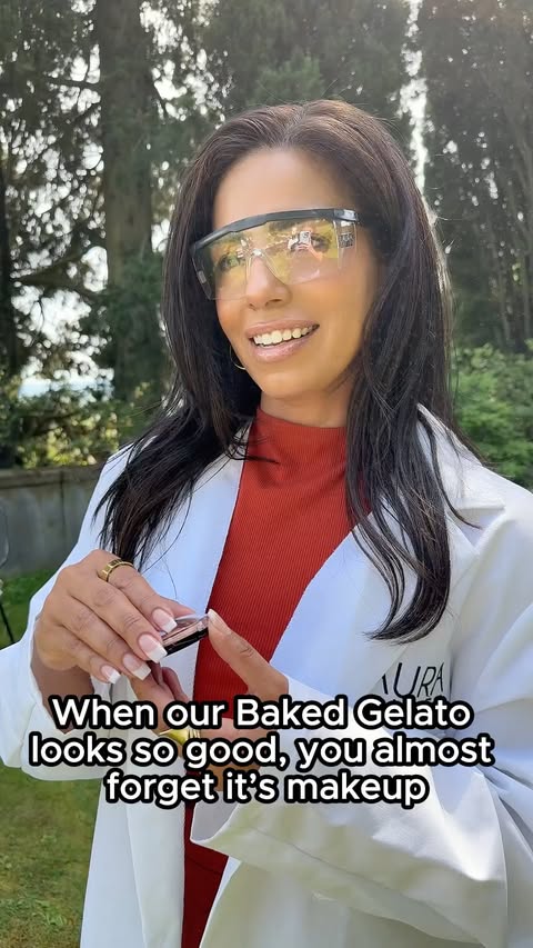 Instagram post by @sandrasays.co for – Laura Geller. Caption reads: We know, we know… our Baked Gelato looks so....