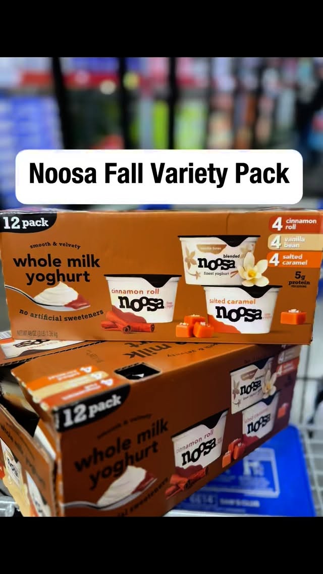 Instagram post by @samsclubmembers for noosa yoghurt. Caption reads: [...] with your mornings! 🍁 Indulge in....
