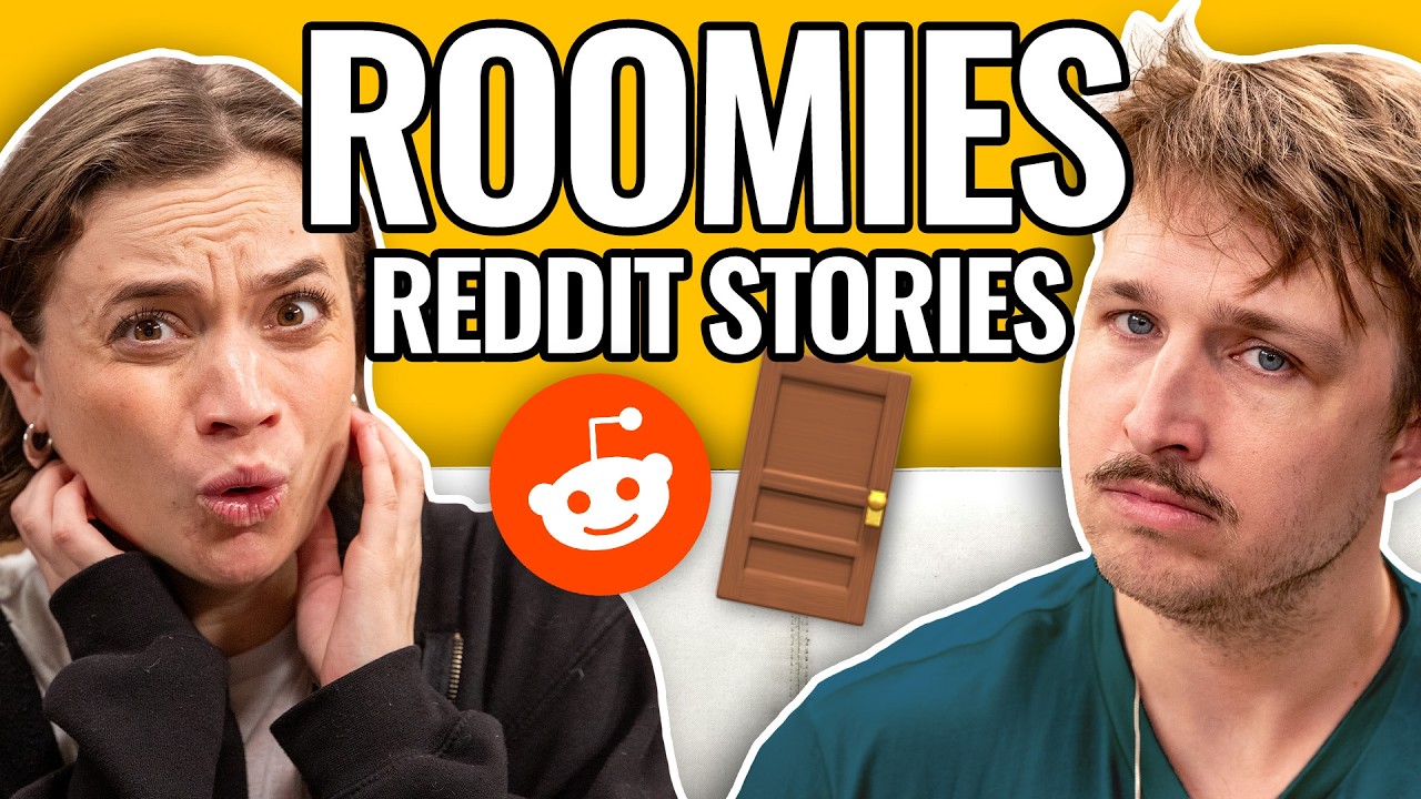 YouTube post by @smoshpit for Audible. Caption reads: Roommates From HELL | Reading Reddit Stories.