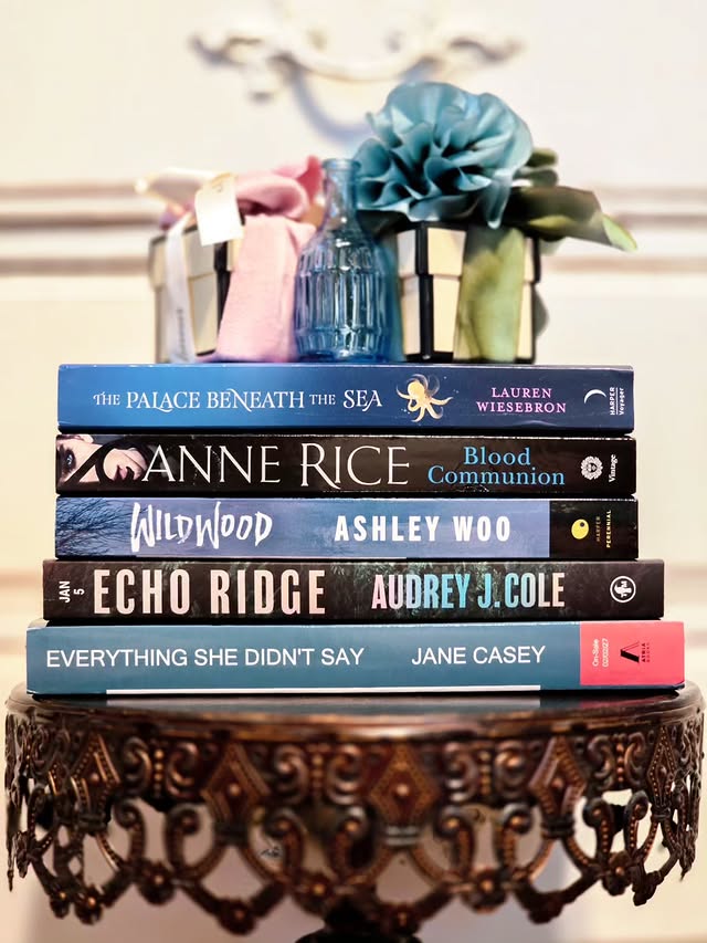 Instagram post by @booksloveandunderstanding for Amazon Publishing. Caption reads: 📦📚 Bookmail Bookstack 📚📦 . *Thank you to the....