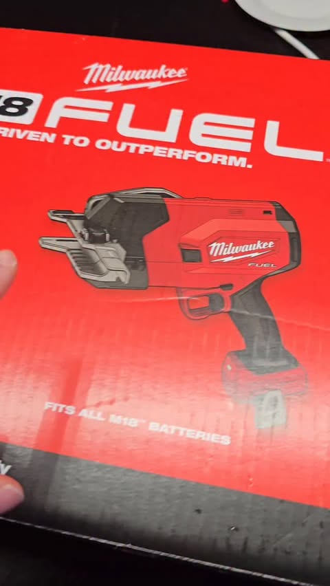 Instagram post by @willmannelectrical for Milwaukee Tool. Caption reads: The M18 MILWAUKEE Steel Pipe Cutter M18FPCS0 -....