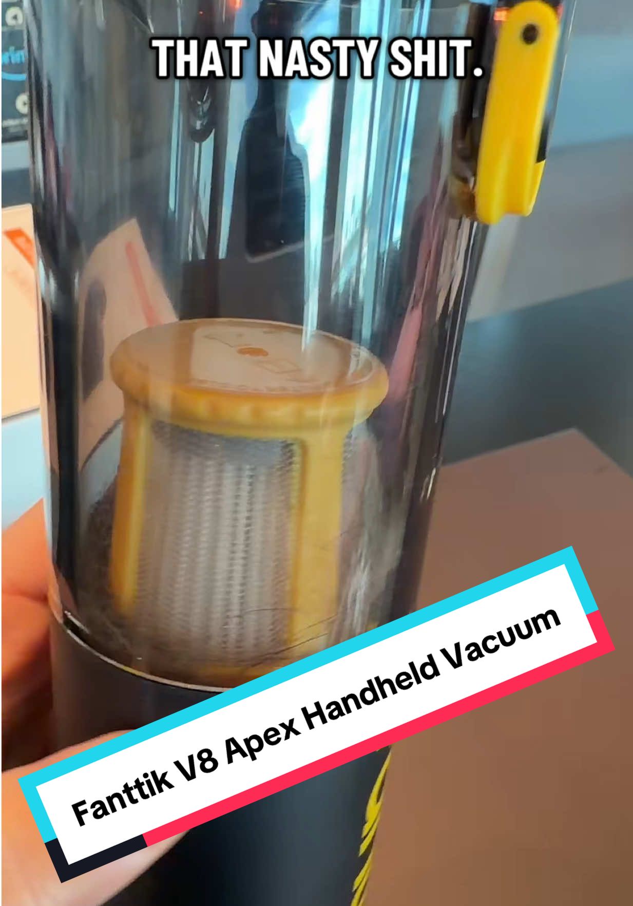 TikTok post by @evaangelina.shoptv for Fanttik. Caption reads: [...] in the car? One tool does it all. The....