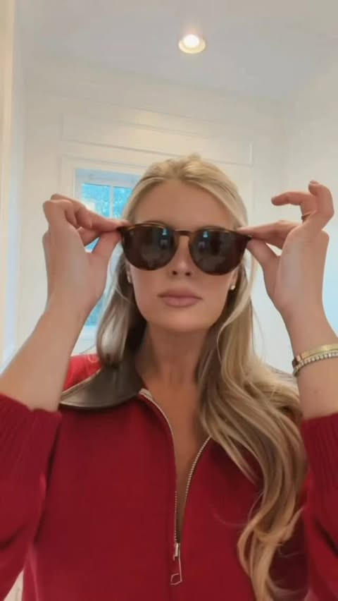 Instagram post by @madisonlecroy for Blenders Eyewear. Caption reads: Holiday gifting season is here… and I’m stocking....