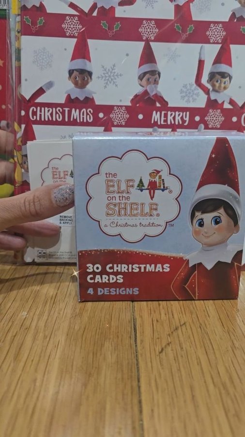 Instagram post by @jolenescrazyfamilyof6 for Danilo Calendars. Caption reads: [...] wrapping, cards, and gifts from....