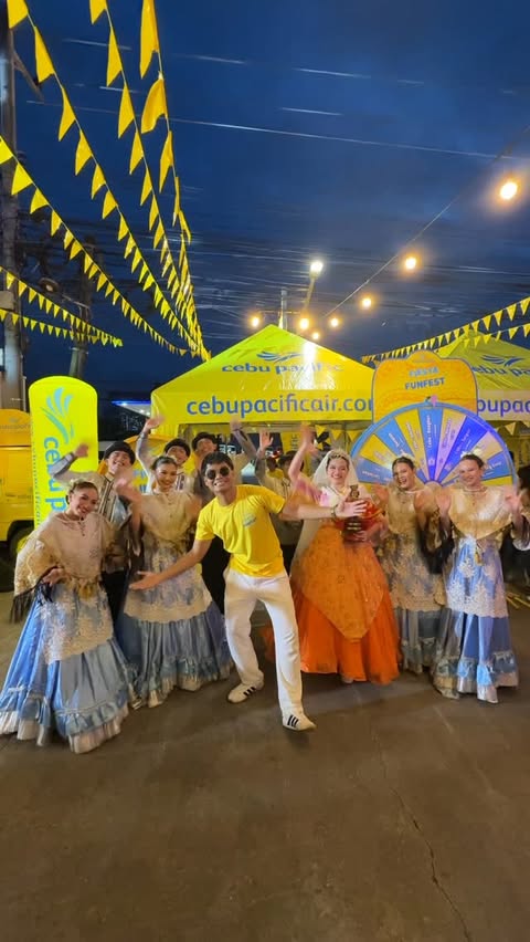 Instagram post by @neilferanil for Cebu Pacific Air. Caption reads: Are you in Cebu for Sinulog? Visit the Cebu....