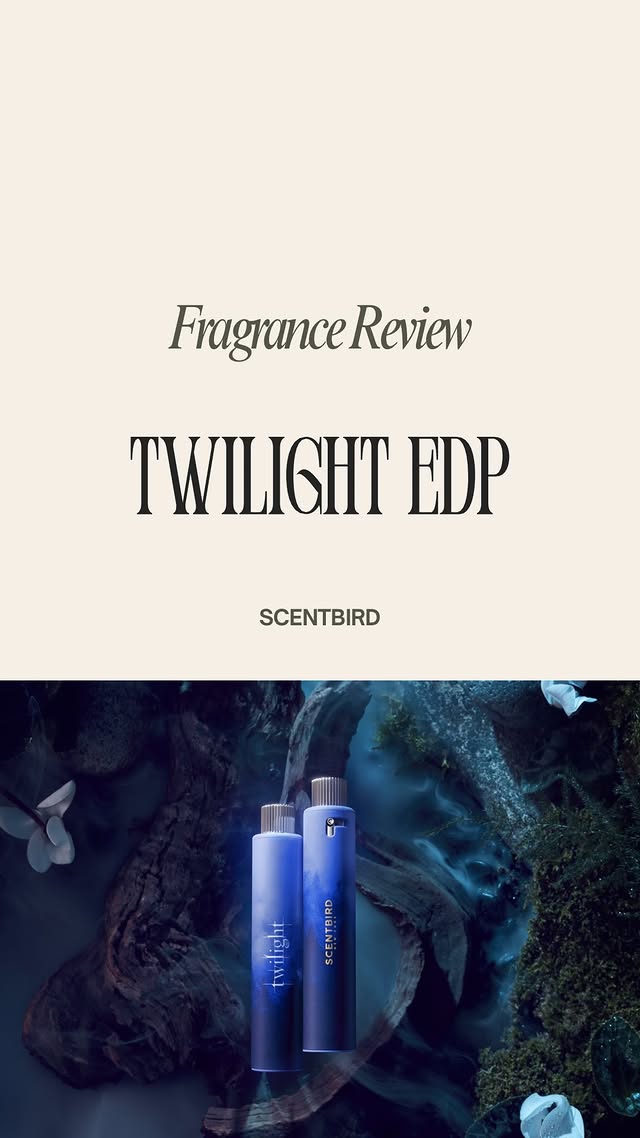 Instagram post by @jessescentials for Scentbird. Caption reads: PR | Fragrance Review Twilight x Scentbird Eau de....