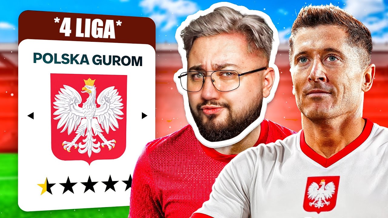 YouTube post by @RAFCIUSA for STS. Caption reads: 🇵🇱 I can ONLY buy POLES in the 4th LEAGUE in....