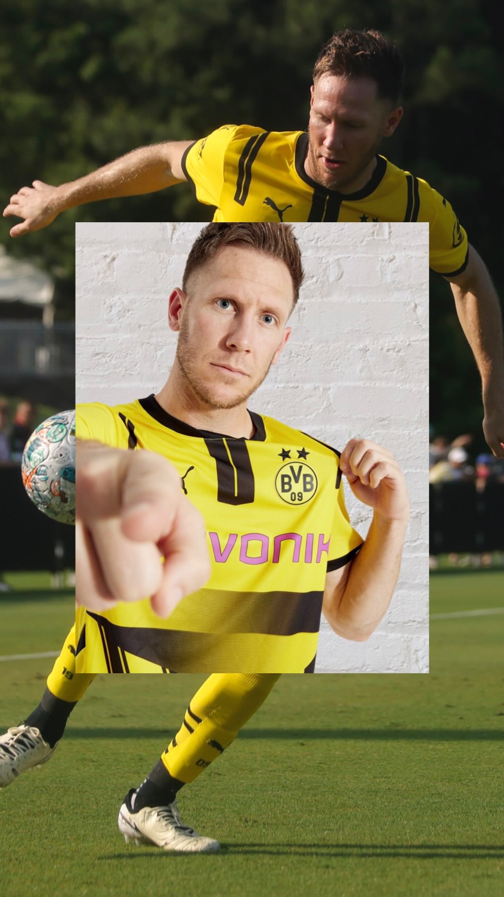 Instagram post by @tst7v7 for Copa90. Caption reads: 😎

@bvb09 │ @blackyellow.